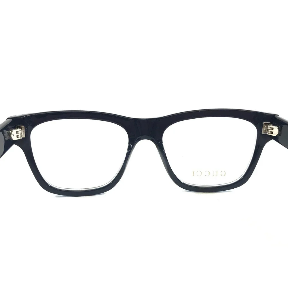 Gucci Eyeglasses Frames GG1795O 004 Polished Blue Square Full Rim 52-14-145